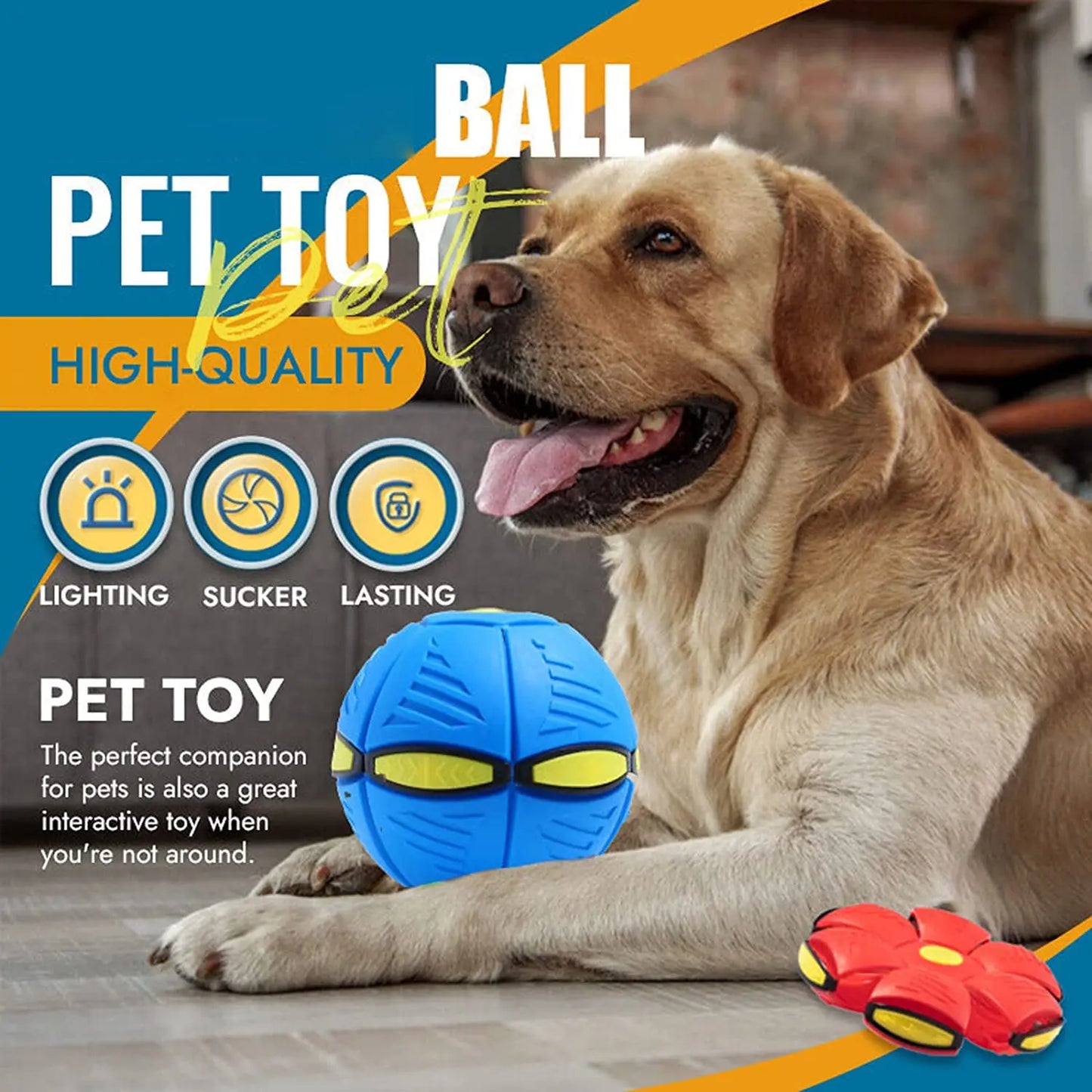 Pet Magic Flying Saucer Ball